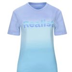 Rabanne x Peter Saville cotton Realist t shirt in a blue and lilac gradient Purple Size M Photo 0