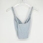 Free People  Movement Cropped Tank Top M/L Blue Photo 3