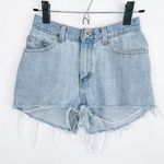Faded Glory Light Wash High Waisted Denim Cut Off Shorts Photo 0