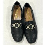 Unisa  black womens textured flats loafers size 6M new without tags box Photo 1