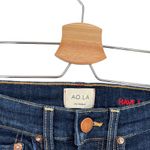 Alice + Olivia Alice + Olivia Good High Rise Skinny Jeans Pintuck Dream On Dark Blue Size 24 Photo 10