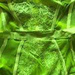 Bright Neon Lace Backless Bodysuit Yellow Size L Photo 5