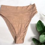 Aerie  NWT High Cut Textured Cheeky Bikini Bottoms Large Photo 0