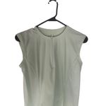 Athleta ‎ Women's Size XS Light Green Quarter Zip Fitted Tank Top Photo 1