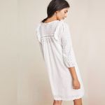 Anthropologie  Thames White Eyelet Mini Dress 6 Photo 2