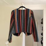 Anthropologie Sabine /  Beatriz Striped Moto Jacket Multicolor Size M Photo 5
