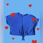 Old Navy  Active XXL sky blue  short sleeve tshirt with side knot Photo 14