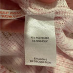 Laura Ashley Women’s NWT Pink  Lauren Ashley PJ Top Photo 3
