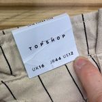 Topshop  Striped Paperbag High Rise Shorts 12 NWT Photo 4