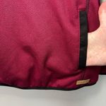 Powder River Outfitters Panhandle Womens 1/4 Zip Pullover Burgundy Pockets Large Red Photo 8