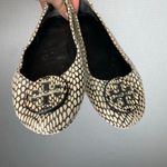Tory Burch  | Snakeskin Black White‎ Flats 7 Polka Photo 3