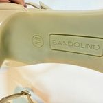 Bandolino Madia Open Toe Natural Patent Stiletto Sandals Buckle Strap Heels 8.5 Photo 6