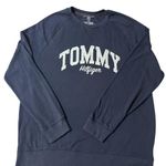 Tommy Hilfiger  Sleepwear Lightweight Logo Crewneck Sweatshirt; Navy; size XL Photo 1