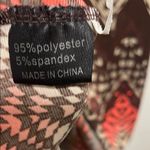 Red and Black Sheath Dress with Bell Sleeves Photo 4