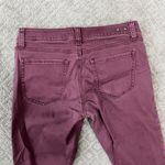 CAbi  Mid-Rise Bordeaux Maroon Skinny Jeans Curvy Fit, Size 6 Photo 6
