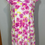 Betsey Johnson  Floral Hooded Swim Cover Up Pink‎ Rose Blossom size M BIN R Photo 0