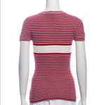 Dolce & Gabbana  D&G Striped Scoop Neck Sweater Short Sleeve Shirt Top Photo 2