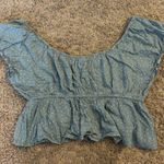 PacSun  blue peplum top Photo 1