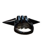 Sam Edelman NEW - Bold Edgy Black Gunmetal Pave Rhinestone Spike Ring by - Sz 7 Photo 3