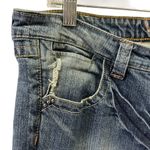 Bebe Mid Rise Stretch Denim Boot Cut Embellished Blue Jeans Womens 32 Photo 3