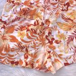 C&C California  Orange Women's linen Shorts size large Photo 4