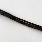 Vintage Funky Woven Belt Black Gold Chunky Hardware 90s Clara Studio Rare Piece Photo 3