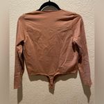 SKIMS NWOT  Essential Long Sleeves Scooped Neck Bodysuit Sienna Size 4X/5X Photo 5