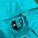 Adidas  Small 8-10 Blue Green Crop Hooded Sweater Photo 1