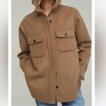 CLOSED KALLY 2020 ITALIAN FABRIC WOMENS JACKET MEDIUM Tan Photo 0