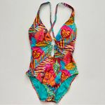 Bleu Rod Beattie  Women’s The Heat is On Cross Back One-Piece Swimsuit Size 8 Photo 1