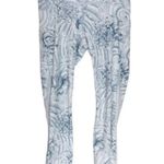 Lululemon Train Times 7/8 Pants White Flower Leggings Womens Size 8 Photo 2