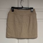 Halara  Beige Ribbed Mini Skirt Photo 3