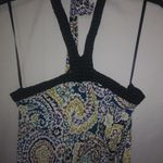 Elle  M Black Lime Picadilly Maxi Halter Dress Photo 1