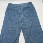 Gap Size 4 Wide Leg High Rise Chambray Pants Cotton Lightweight Beach Casual Photo 4