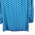 Lovers + Friends  Delaney Polka Dot Deep Back V-Neck Tie Long Sleeves Lined Dress Photo 7