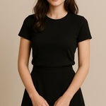 Emma James  Liz Claiborne Collection Black Stretch Skirt Photo 0