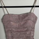 Lulus New  Women's XS Spaghetti Strap Pink Bodycon Ruched Mini New Years Dress Photo 3