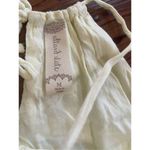 altar’d state pale yellow flare high neck tie dress size M Yellow Size M Photo 3