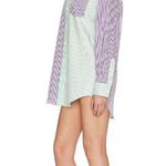 Solid & Striped  Oxford Tunic Mint & Amethyst Stripe Womens Size XS Photo 1