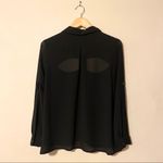 Nordstrom MinkPink Sheer Cut Out Blouse Photo 2