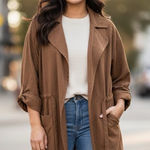 Be cool  Tan Trench Coat Photo 0