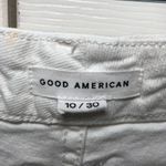 Good American  White Wide Leg Trouser Pants Size 10/30 Photo 4