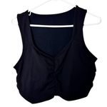 Gap Athletic Women’s Black Padded Lounge Black Sports Bra Sz L Photo 1