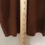 HYFVE  brown puffer sleeves sweater dress size large ladies cute modest Photo 6