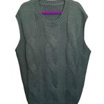 Cider  Knit Sweater Vest Heavy Duty Gray NWT Photo 0