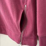 Athleta  Cozy Karma Side Zip Funnel Neck Victorian Berry Pullover Size XS Photo 8