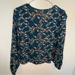 Melrose and Market Long Sleeve Ruffle Top Japanese Branches Photo 7