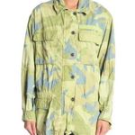 Free People  Camo Lead the Way Jacket Sz S Photo 0