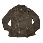 Liverpool Los Angelos Black Wash Denim Moto Biker Zip up Jacket Size XL Photo 1