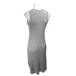 Banana Republic  Gray Sleeveless Ribbed Knit Midi Tank Sweater Dress Size S Photo 1
